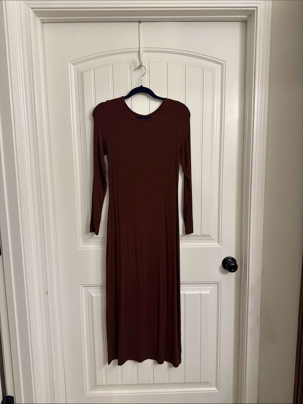 a new day Long Sleeve Maxi Dress in Brown